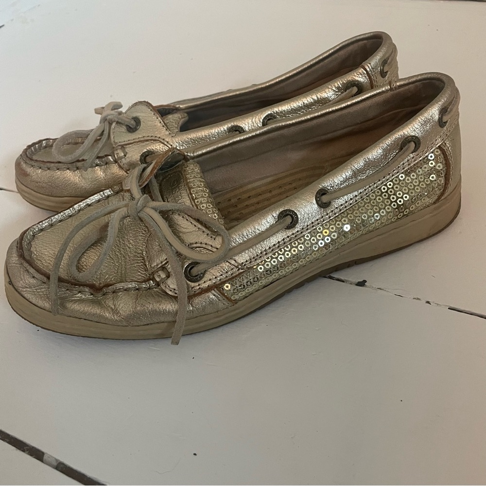 Gold Boatshoes